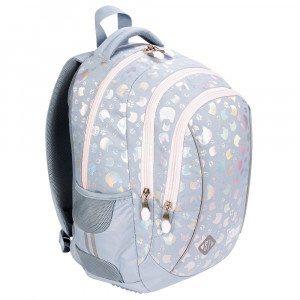 Ghiozdan Prescolari, Ergonomic, Impermeabil, Colectia St.Right - Silver Cats BP26, 39x27x17cm - Img 2