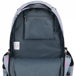 Ghiozdan Prescolari, Ergonomic, Impermeabil, Elemente Reflectorizante, Colectia St.Right - Paws BP26, 39x27x17cm - Img 8