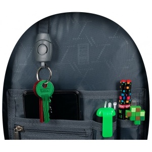 Ghiozdan Prescolari, Impermeabil, Colectia St.Right - Reflective T-Rex BP26, 39x27x17cm - Img 6
