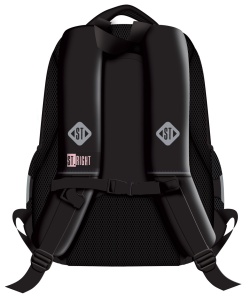 Ghiozdan Scolar Copii St.Right BP26 Be Capy, 3 Compartimente, Ergonomic, 20L, 39x27x17 cm - Img 2