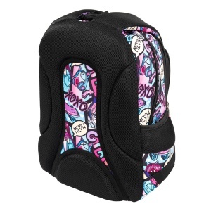 Ghiozdan Scolar Copii St.Right BP26 Manga Girl, 3 Compartimente, Ergonomic, 20L, 39x27x17 cm - Img 3