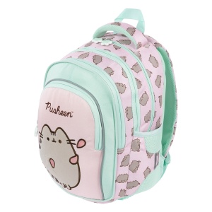 Ghiozdan Scolar cu 4 Compartimente, St.Majewski, Pusheen Pink BP58, 40x28x18cm - Img 3