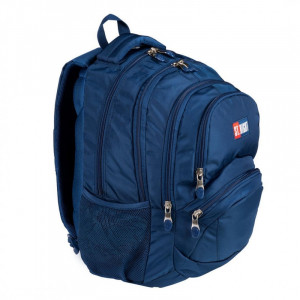 Ghiozdan Scolar, St.Majewski, 4 Compartimente, St.Right Navy Blue BP05 42x30x19cm - Img 2