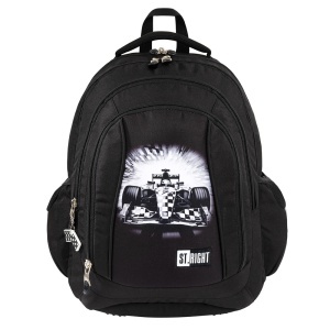 Ghiozdan Scolar St.Right BP04 - Final Lap, 4 Compartimente, Ergonomic, 43x32x20cm
