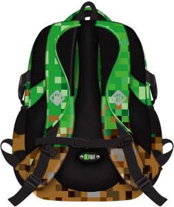 Ghiozdan Scolar St.Right BP04 - Game Zone, 4 Compartimente, Ergonomic, 43x32x20cm - Img 2