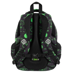 Ghiozdan Scolar St.Right BP04 - Tech Vision, 4 Compartimente, Ergonomic, 43x32x20cm - Img 3