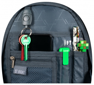 Ghiozdan St.Right Ergonomic, Impermeabil, Colectia - Play New Level BP04 43x32x20cm - Img 5