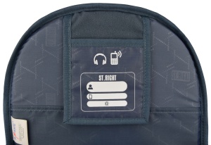 Ghiozdan St.Right Ergonomic, Impermeabil, Colectia - Reflective T-Rex BP04 43x32x20cm - Img 7
