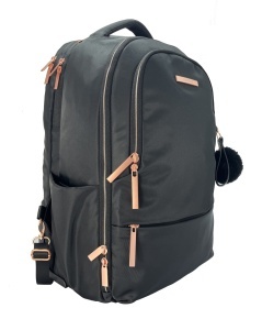 Ghiozdan tip Troler, ProBag Premium, 6 Compartimente, Roti Silicon, Impermeabil, 47x32x23 cm - Img 2