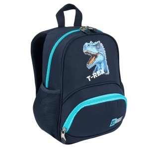 Ghiozdanel Gradinita si Excursii, St.Right, Impermeabil, Colectia - Blue T-Rex BP70 32x22x11.5cm