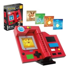 Joc de constructie, Mattel, Mega Pokemon, 322pcs, Rosu 13+