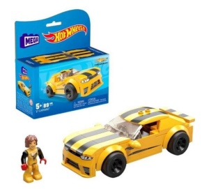 Masinuta Hot Wheels, Mega Bloks, 5+, Galben