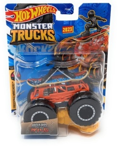 Masinuta Hot Wheels, Monster Truck, 1:64, Board Wild
