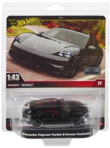 Masinuta Hot Wheels Premium - Porsche Taycan Turbo S Cross Turismo, 1:43