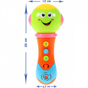 Microfon pentru copii cu Proiector, Maplay 101660 - Img 3