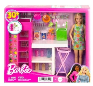 Papusa Barbie cu Accesorii Camera, Mattel, 33x36x7cm 30 Piese