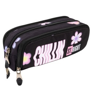 Penar Borseta cu 2 Fermoare, St.Right, PU03 Flower Mood
