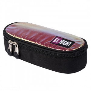 Penar Borseta Rigid, St.Majewski cu 1 Compartiment cu Clapeta Interioara, Suplimentara, Multifunctionala, Colectia St.Right - HOLO MULTICOLOR PC01 6x23x9,5cm - Img 2