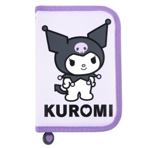 Penar cu 1 Fermoar si 2 Extensii, St.Majewski - Kuromi Violet PC03, 20.5x14x3.5 cm