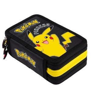 Penar cu 3 Fermoare, Echipat, St.Majewski, Pokemon PC05, 19x13x7cm