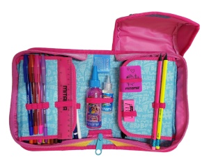 Penar Echipat Upside, Mitama, cu 1 Fermoar si 2 Extensii, 43 Piese, Music Lover, 23.5x14x8.5cm - Img 4