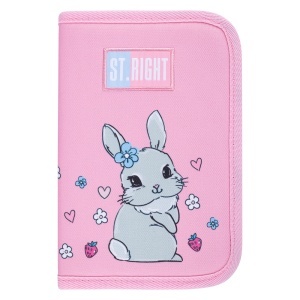 Penar St.Right, cu 1 Fermoar si 2 Extensii, Neechipat, Cute Rabbit PC03, 20.5x14x3.5 cm