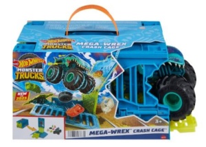 Set de Joaca Hot Wheels, Mattel, Mega-Wrex Crash Cage 3+