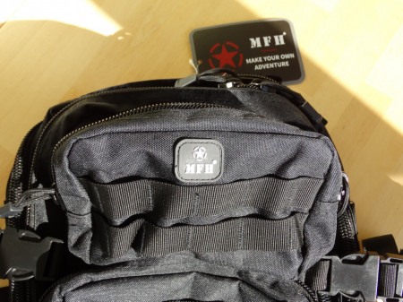RUCSAC MILITAR MFH Assault II Marime 40 litri - Negru - SKU 30343A - Img 3