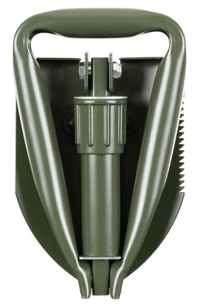 Lopata pliabila tactica MFH cu husa, Cazma Supravietuire Verde - SKU 27034 - Img 2