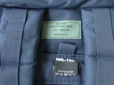 RUCSAC MILITAR MIL-TEC Marime L 36 litri - Dark Blue - SKU 14002203 - Img 6