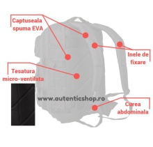 RUCSAC MILITAR MIL-TEC Marime L 36 litri - Negru - SKU 14002202 - Img 6