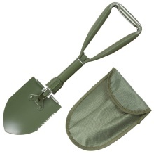 Lopata pliabila tactica MFH cu husa, Cazma Supravietuire Verde - SKU 27034