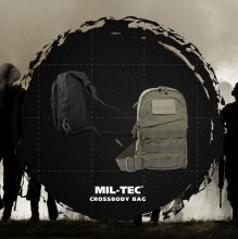 GEANTA DE UMAR MIL-TEC Tolba Crossbody Stil Militar - Neagra - SKU 13726802 - Img 3