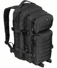 RUCSAC MILITAR MFH Modular Assault I Marime 30 litri - Negru - SKU 30333A