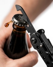 MULTITOOL MIL-TEC „BLACK COBRA" – 9 FUNCȚII UNEALTĂ SUPRAVIEȚUIRE & CAMPING - SKU 15406102 - MULTI TOOL BLACK LG M.ETUI - Img 6