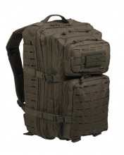 RUCSAC MILITAR MIL-TEC LASER CUT Marime L 36 litri - Verde Inchis - SKU 14002701