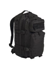 RUCSAC MILITAR MIL-TEC LASER-CUT Marime S 20 litri - Negru - SKU 14002602