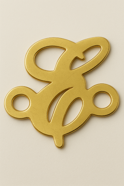 Golden link letters