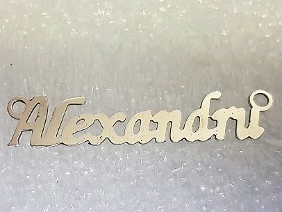 Personalised name plaques. Handmade product