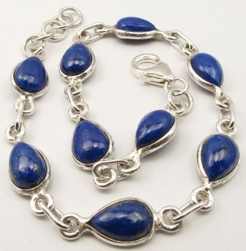 Bratara argint 925 Lapis Lazuli