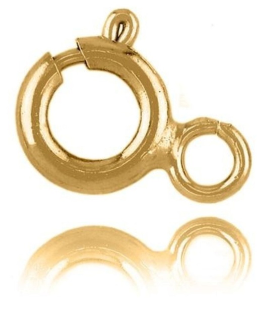 Închizătoare MP argint 925 5 mm placat cu aur