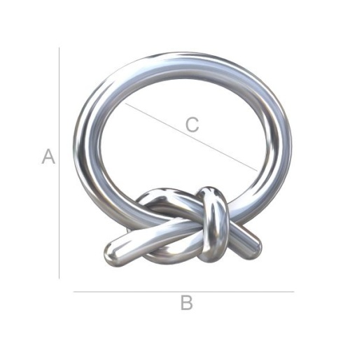 element, argint 925 A11,00 mm B13,00 mm C1,60 mm