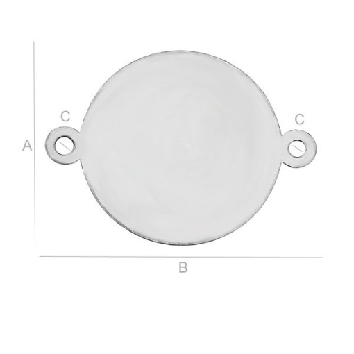 Link , 14 x 19 mm argint 925