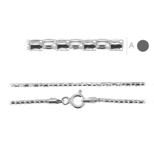 Lant argint cord 45 cm argint 925