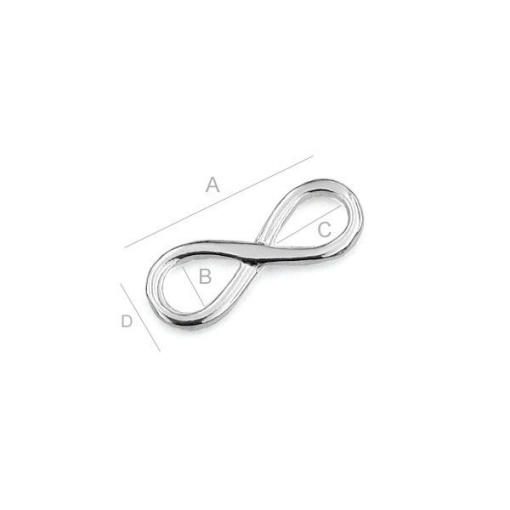 infinit ,argint 925 17.5 mm