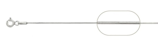 lant argint 925 snake 38 cm, greutate 1,65 grame