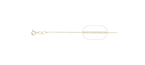 lant gd030 argint 925 placat cu aur 45 cm, greutate cca 1,5 grame