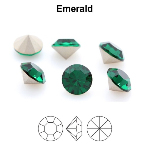 Chaton Maxima ss39 8 mm emerald