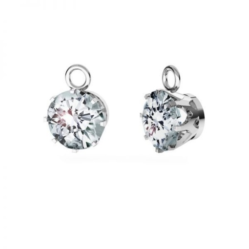 pandant argint 925 cu zircon 9mm