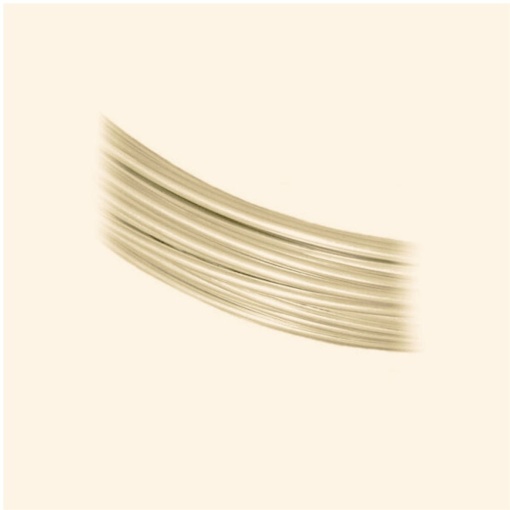 Sarma argint placata cu aur HARD 0.4 mm; 0,5 metri